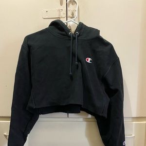 Champion crop hoodie